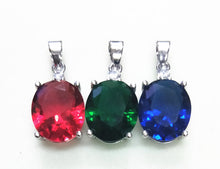 Load image into Gallery viewer, Pendant with colored stones