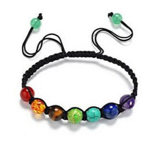 Load image into Gallery viewer, 7 Chakra Bracelet Yoga Bracelet for healing and balance
