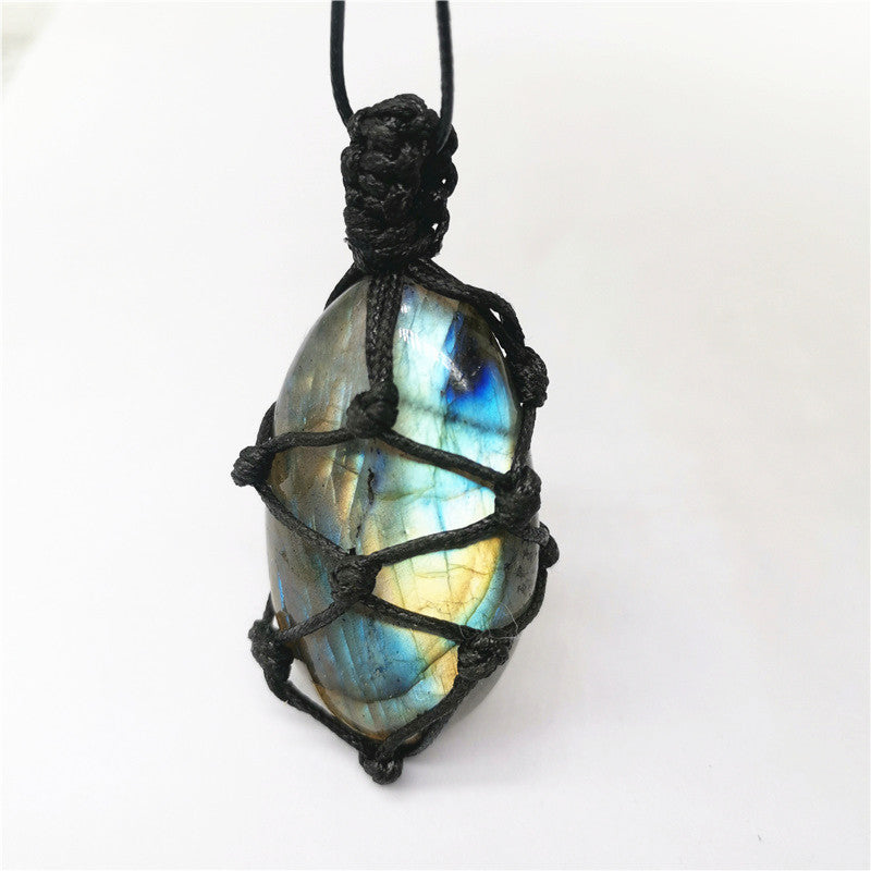Natural Labradorite Moonstone Pendants