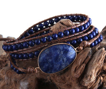Load image into Gallery viewer, Handmade Bracelet With Mixed Natural Stones
