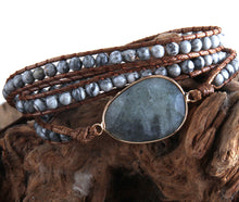 Load image into Gallery viewer, Handmade Bracelet With Mixed Natural Stones
