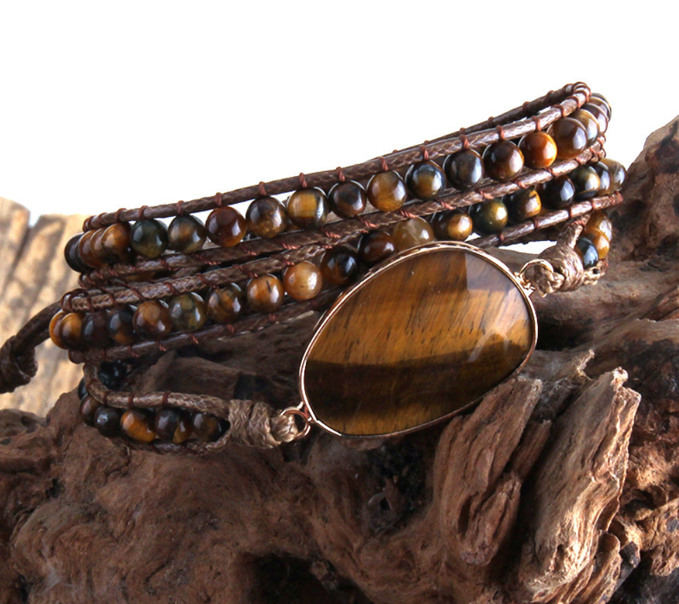 Handmade Bracelet With Mixed Natural Stones