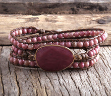Load image into Gallery viewer, Handmade Bracelet With Mixed Natural Stones
