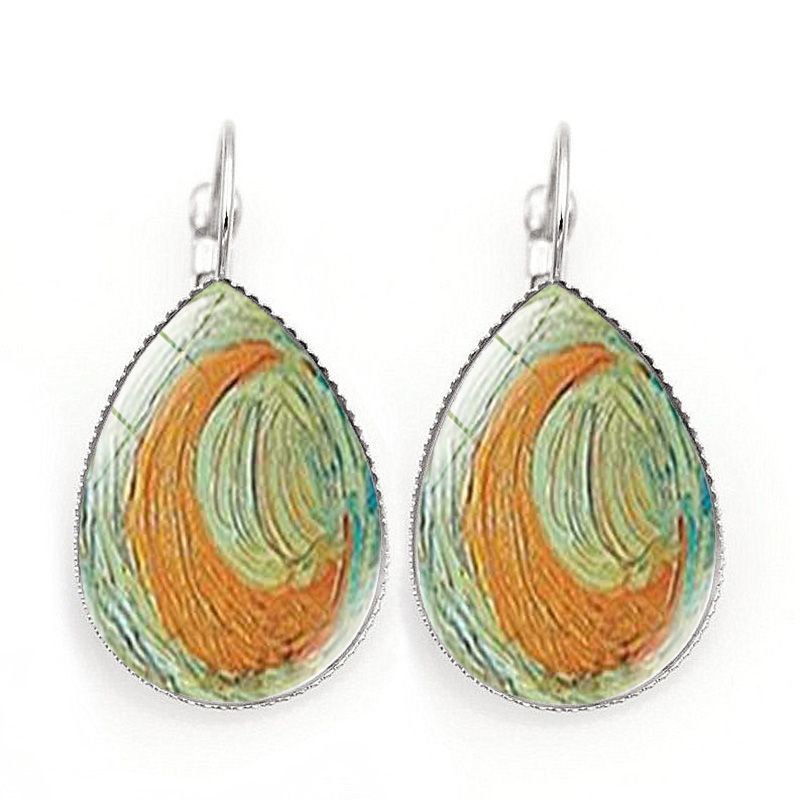 Time Stones Vintage Earrings