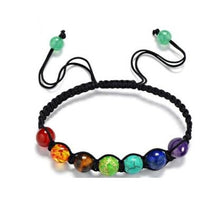 Load image into Gallery viewer, 7 Chakra Bracelet Yoga Bracelet for healing and balance
