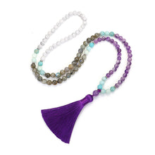 Load image into Gallery viewer, Handmade Beaded Stones Necklace &amp; Bracelet Set
