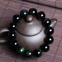 Load image into Gallery viewer, Natural obsidian bracelet
