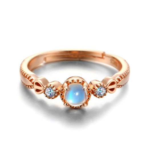 Natural Moonstone Vintage Ring