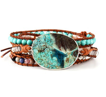 Load image into Gallery viewer, Multi-layer Winding Marine Stones

