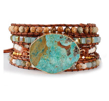 Load image into Gallery viewer, Multi-layer Winding Marine Stones
