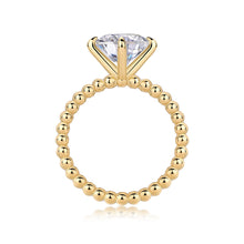 Load image into Gallery viewer, S925 sterling silver and gold-plated diamond ring
