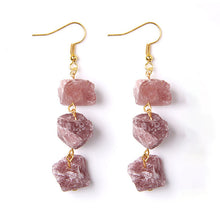 Load image into Gallery viewer, Citrine stone earrings
