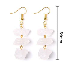 Load image into Gallery viewer, Citrine stone earrings
